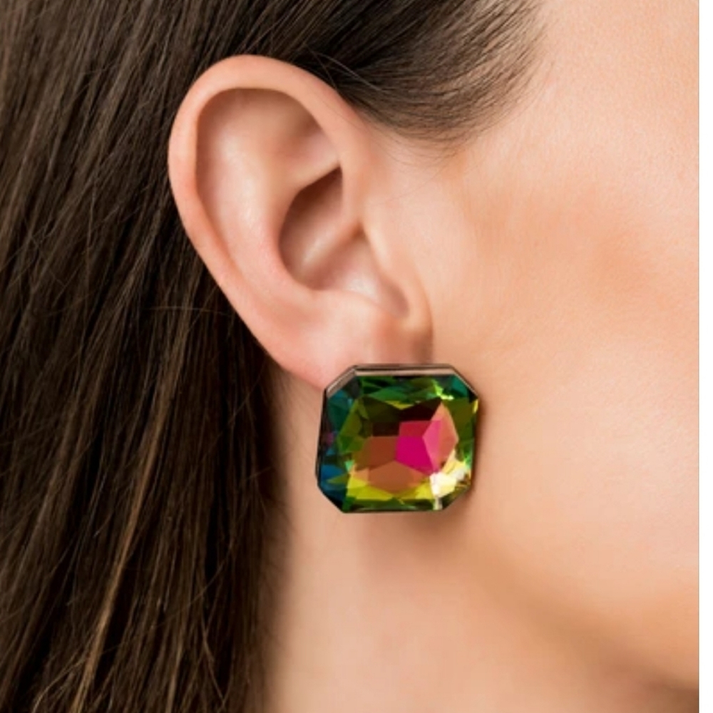 Papparazi Oil Spill-Show Glow Multi Earrings